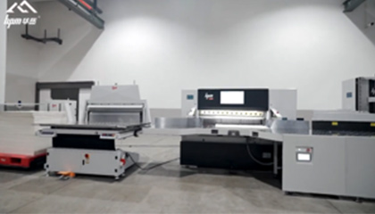 /Paper cutting lines (stack lift, jogger, paper cutter, stack unloader)