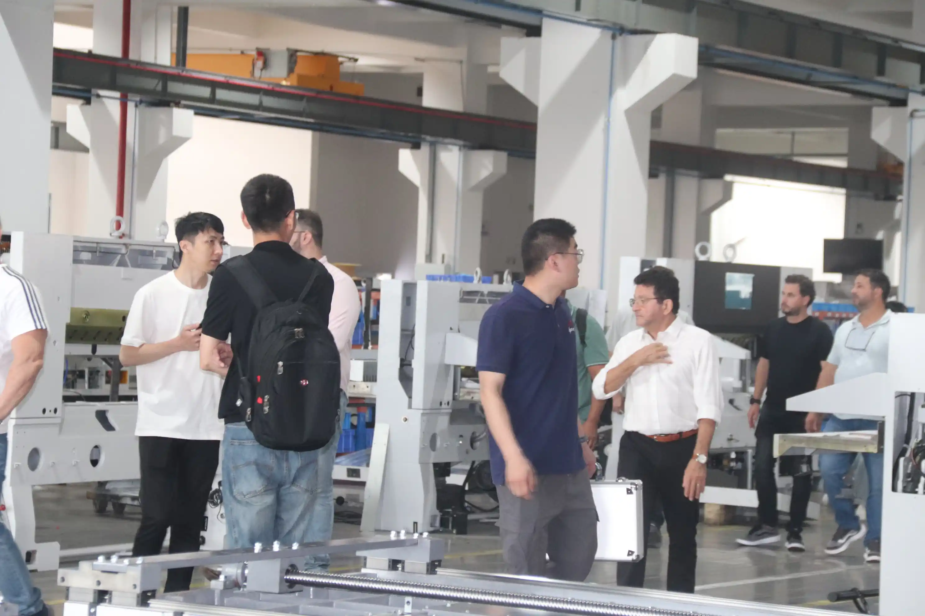 Observing machinery operations