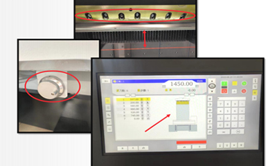 CNC machine, control panel, operational data