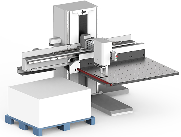 Industrial paper loader machine for automated feeding
