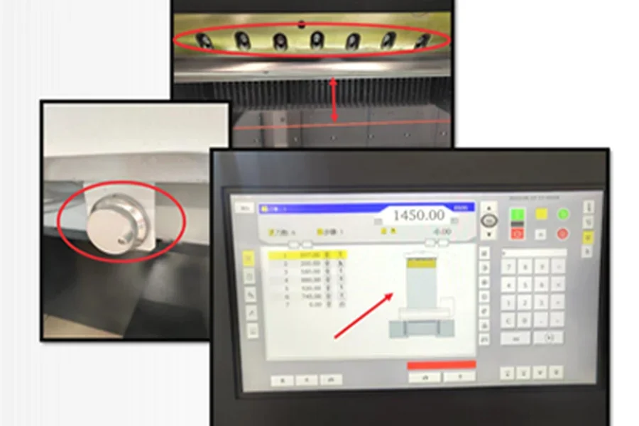 CNC machine, control panel