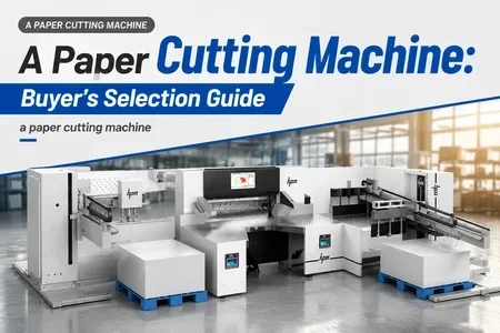 a paper cutting machine illustration