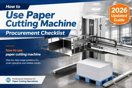 how to use paper cutting machine illustration