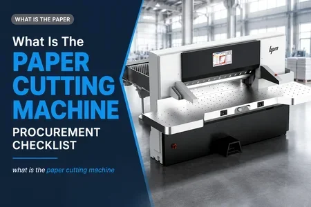 what is the paper cutting machine illustration